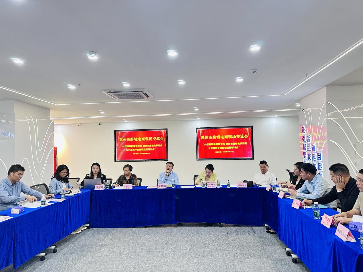 中国（惠州）跨境电子商务综合试验区公共服务平台 现场研讨会成功举办(图4)